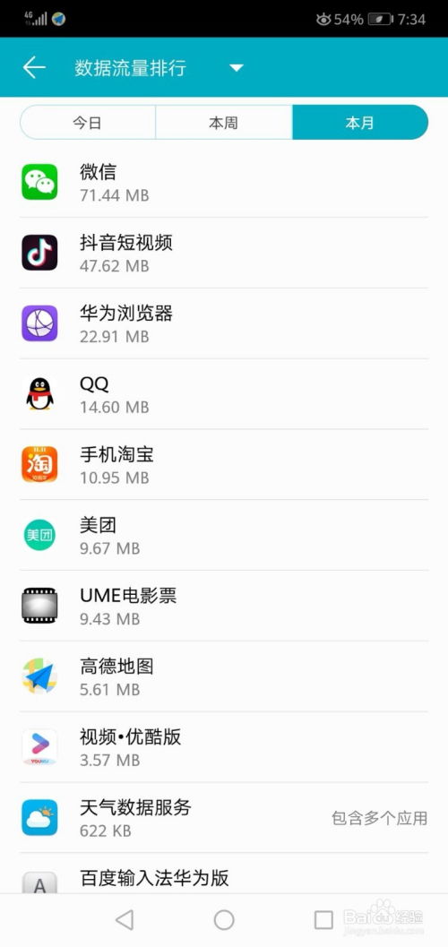 华为手机怎么解流量